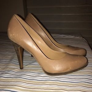 Nine West Nude Pumps